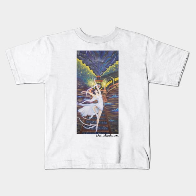 Danza Della Vita Kids T-Shirt by Austin Floyd Artwork